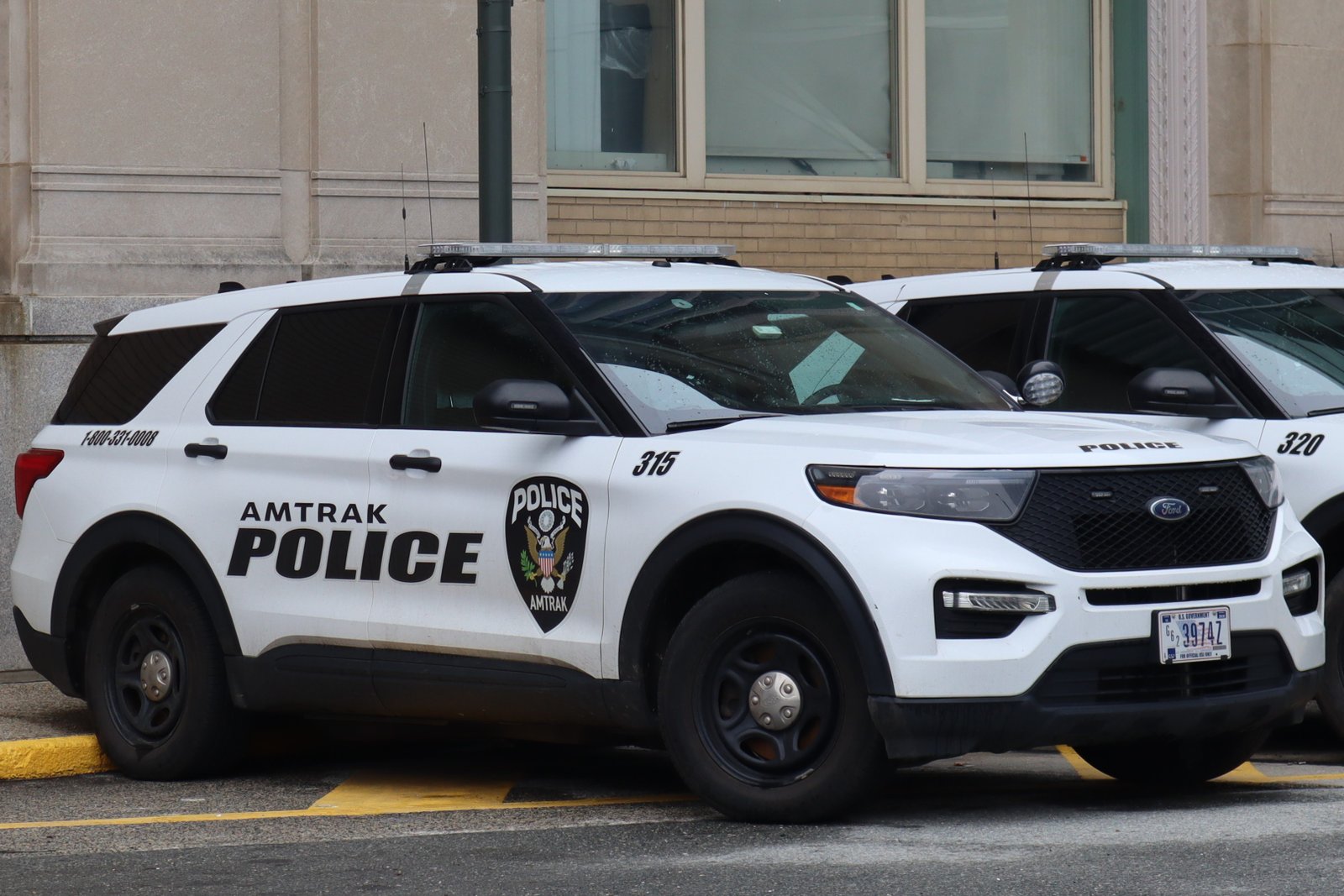 Amtrak Police Department vehicle